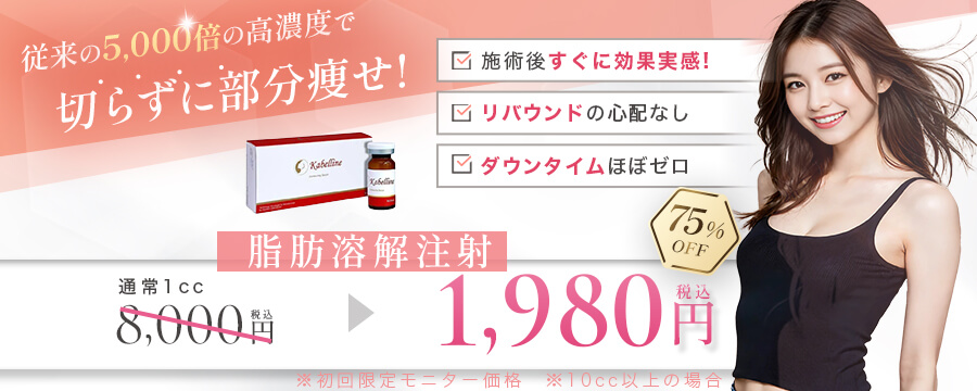 脂肪溶解注射(カベリン)キャンペーン
