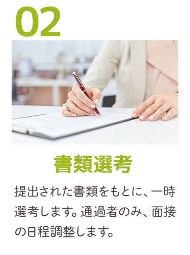 書類選考